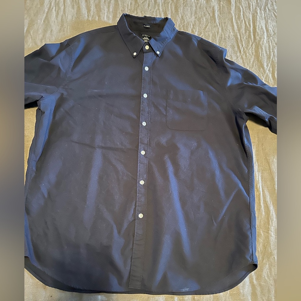 Navy XXL J Crew Button Down